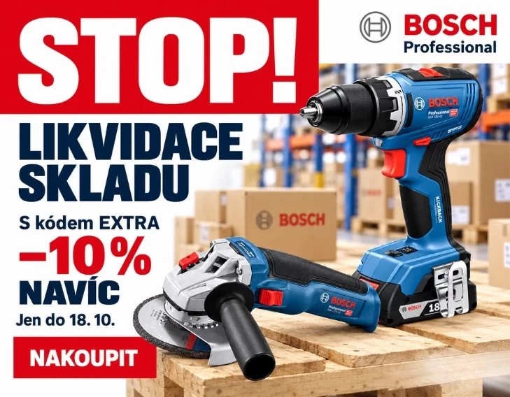 Likvidace skladu BOSCH