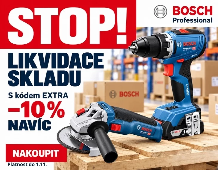 Likvidace skladu BOSCH