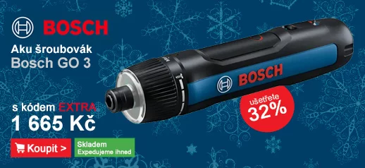 Aku šroubovák Bosch GO 3