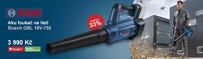 Aku foukač 18V¨Bosch GBL 18V-750