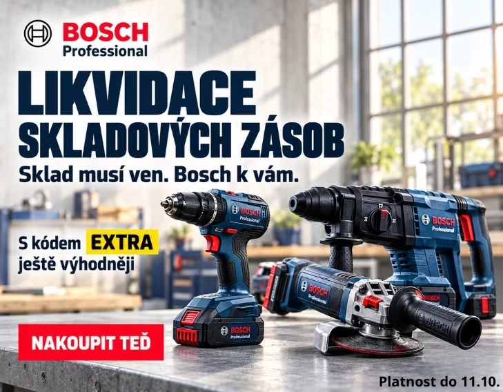 Likvidace skladu BOSCH