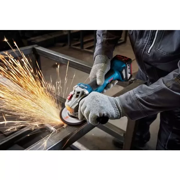 Aku úhlová bruska 18V 2x5,0Ah Bosch GWS 18V-8 06019N9003