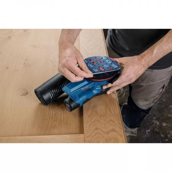 Aku excentrická bruska 12V bez aku Bosch GEX 12V-150-3 0601373300