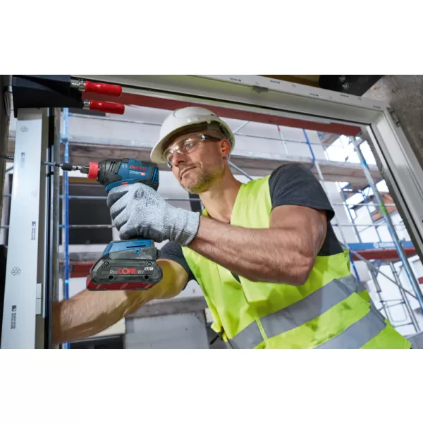 Aku rázový utahovák 18V 2x5,0 Bosch GDX 18V-200 C 0.601.9G4.201