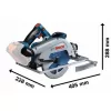 Aku okružní pila Bosch 18V bez aku BITURBO GKS 18V-68 GC SKU 0.601.6B5.100