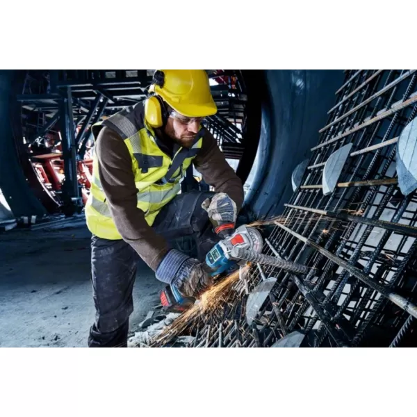 Aku úhlová bruska 125mm 18V + L-BOXX Bosch BITURBO GWX 18V-15 SC 0 601 9H6 501