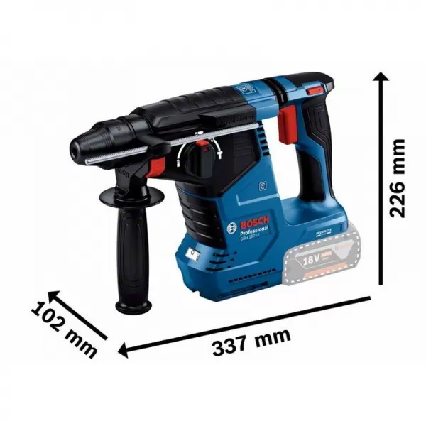 Aku vrtací kladivo SDS-Plus 18V 2x5,0Ah Bosch GBH 187-LI 0611923121