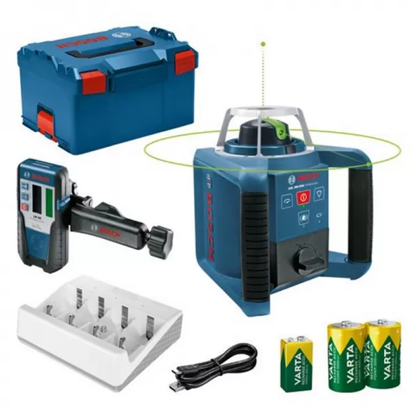 Stavební rotační laser Bosch GRL 300 HVG + LR 1 G v L-BOXX 0601061704