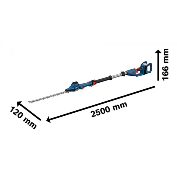 Aku nůžky na živé ploty bez aku 18V GHE 18V-50 TP Bosch 06008D5000