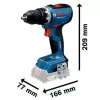 Aku šroubovák 18V 1x2,0/1x4,0Ah Bosch GSR 18V-65 06019N3232