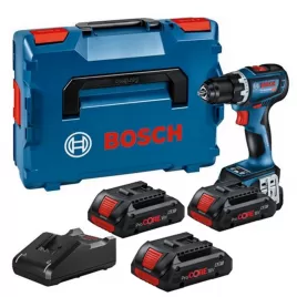 Aku vrtací šroubovák GSR 18V-90 C (3xProCORE18V 4.0Ah; GAL 18V-40) L-Boxx 136 Bosch 0615A5002R