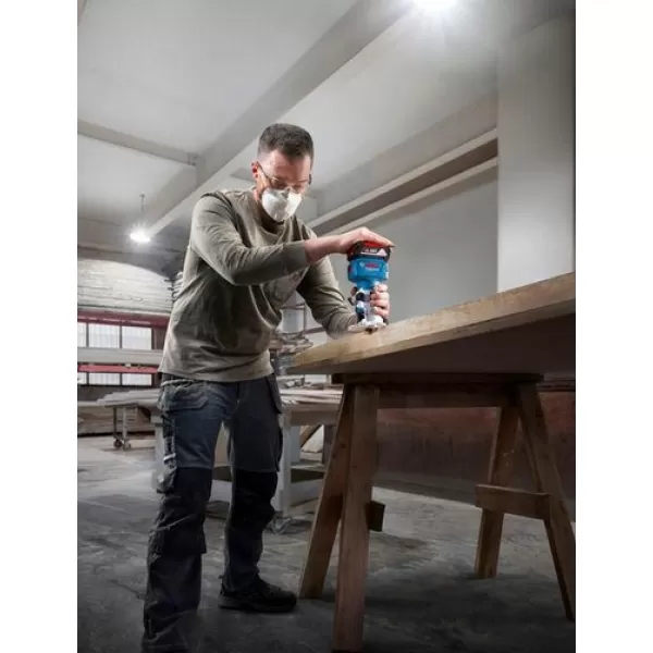 Aku horní frézka 18V Bosch GLF 18V-8 06016C6020