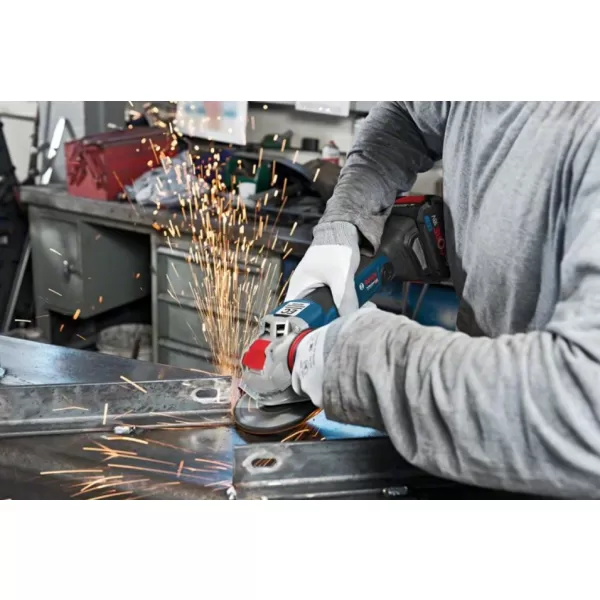 Aku úhlová bruska X-LOCK 18V bez aku Bosch GWX 18V-10 Professional 0.601.7B0.100