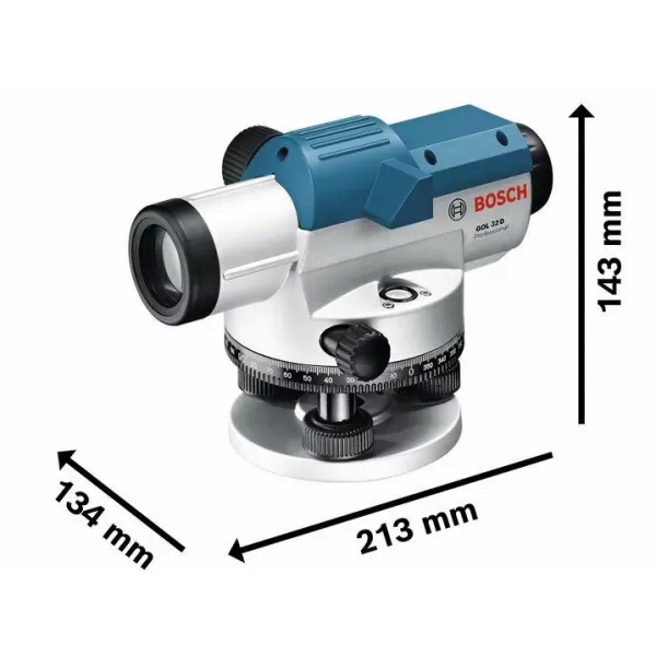 Optický nivelační přístroj Bosch GOL 32 D Professional 0601068502