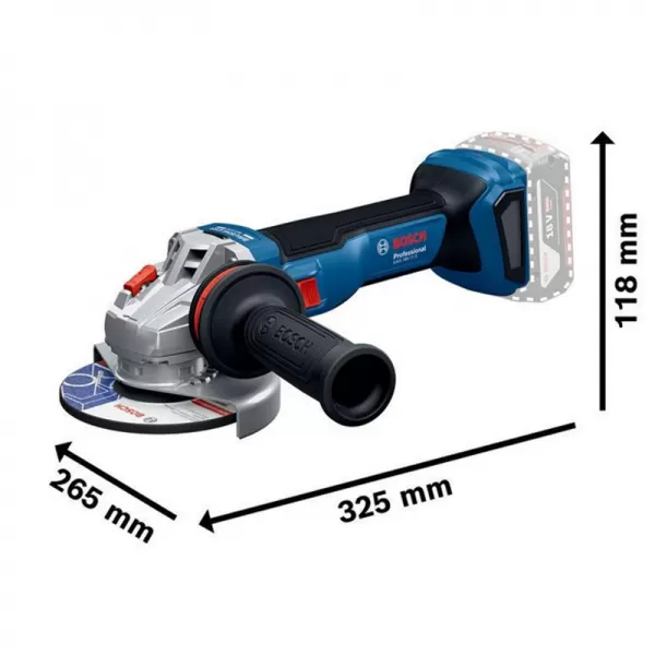 Aku úhlová bruska 18V 1x5,0Ah Bosch GWS 18V-11 S 06019N4003