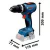 Aku příklepový vrtací šroubovák 18V 2x2,0Ah Bosch GSB 18V-65