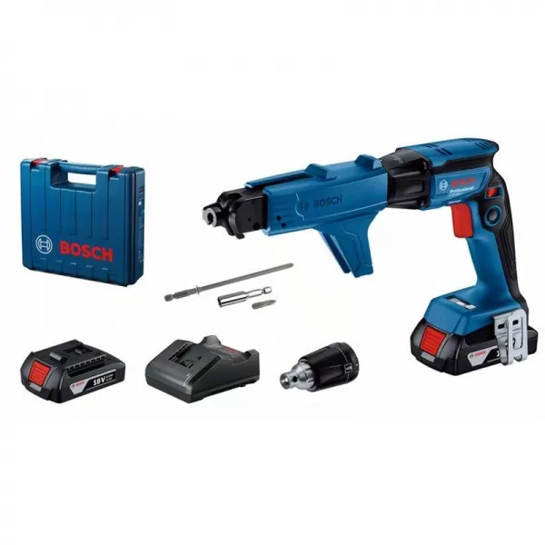 Aku sádrokartonářský šroubovák 2x2,0Ah Bosch GTB 185-LI s GMA 55 0 601 9K7 022