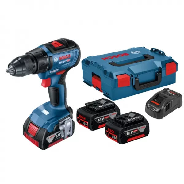 Aku vrtací šroubovák 18V 2x5Ah Bosch GSR 18V-50 Professional 0.601.9H5.001