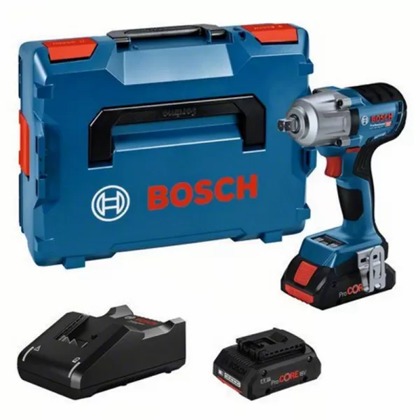 Aku rázový utahovák 2x5,0Ah Bosch GDS 18V-450 PC 06019K4103