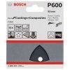 5dílná sada brusných papírů Bosch 93 mm, 600 2608605199