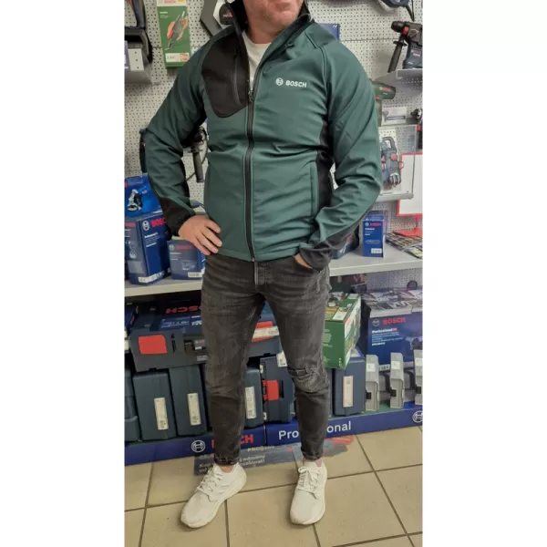 Softsheelová bunda XL forest green Bosch