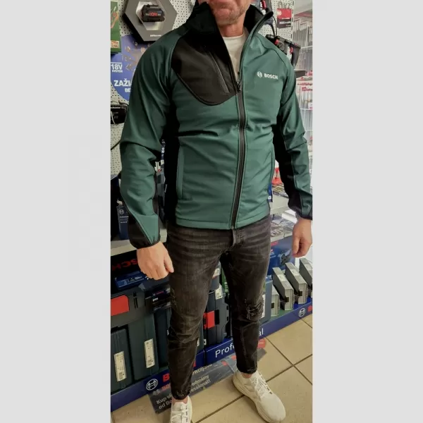 Softsheelová bunda XL forest green Bosch