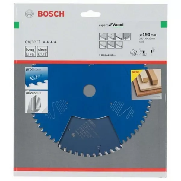 Pilový kotouč Expert for Wood 190 x 30 x 2,6 mm, 56 Bosch 2608644050