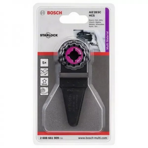 Pilový list na plasty AIZ 28 SC, Starlock, 28 × 40 mm, 5 ks 2608669273