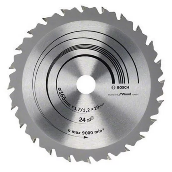 Pilový kotouč Speedline Wood 165 x 20/16 x 1,7 mm, 24 Bosch 2608642601