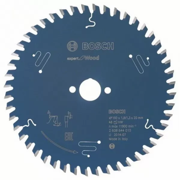 Pilový kotouč pro okružní pily Expert for Wood 190 x 30 x 2,0 mm, 48 Bosch 2608644085
