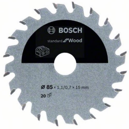 Pilový kotouč 85×1,1/0,7×15 T20 Standard for Wood Bosch 2608837666