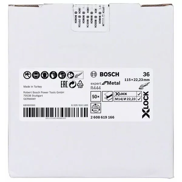 Fíbrový kotouč Expert for Metal 115mm Bosch X-LOCK 2608619166