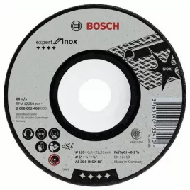 Hrubovací kotouč Inox AS 30 S INOX BF, 150 mm, 22.23 mm, 6.0 mm Bosch