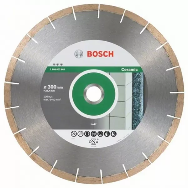 Diamantový dělicí kotouč Best for Ceramic and Stone 300 x 25,40 x 1,8 x 10 mm Bosch 2608603602