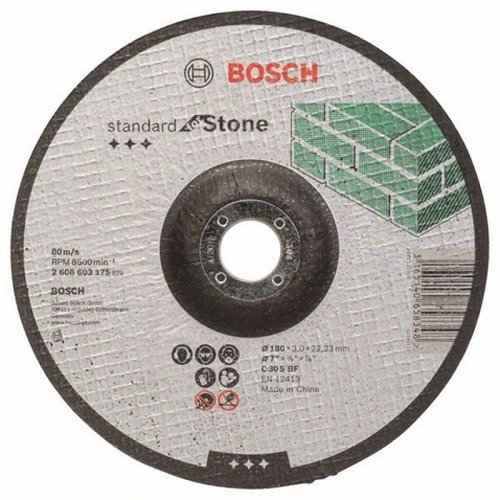Dělicí kotouč profilovaný Standard for Stone C 30 S BF, 125 mm, 22,23 mm, 2,5 mm Bosch 2608603174