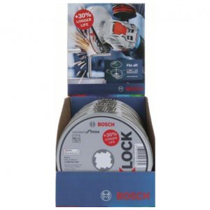 Řezací kotouč X-LOCK Standard for Inox 10ks 125 × 1,6 mm T41 Bosch 	2608619364