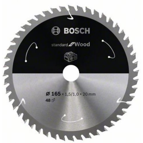 Pilový kotouč 165×1,5/1×30 T48 Standard for Wood Bosch 2608837687