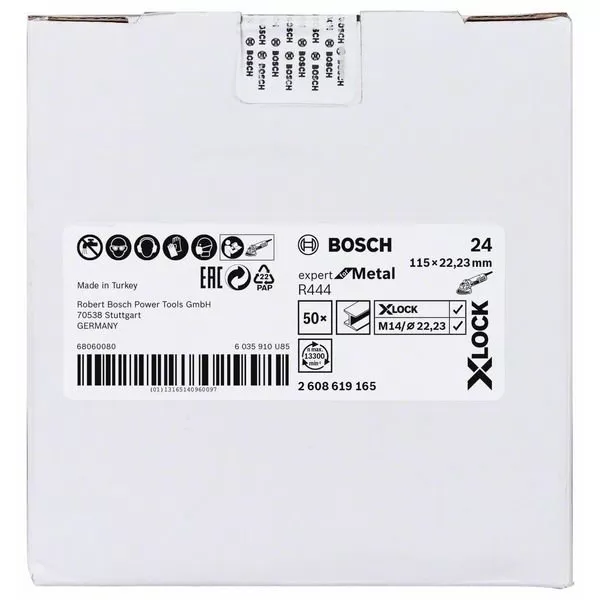 Fíbrový kotouč Expert for Metal 115mm Bosch X-LOCK 2608619165