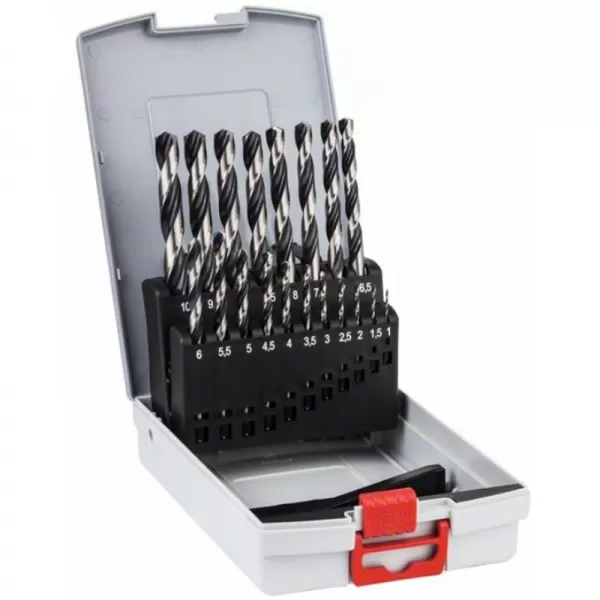 BOSCH 19dílná sada spirálových vrtáků HSS PointTeQ ProBox 2608577351