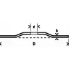 Hrubovací kotouč lomený - kov A 30 T BF, 180 mm, 22,23 mm, 8 mm Bosch