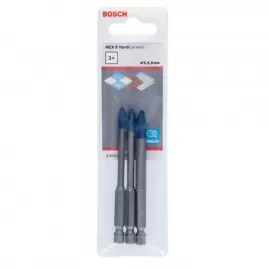 3dílná sada vrtáků do dlažby EXPERT HardCeramic HEX-9 5/6/8 mm Bosch 2608900595
