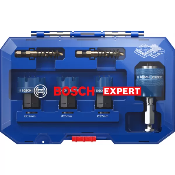 Sada děrovek EXPERT Sheet Metal 22/25/32 × 5 mm Bosch 2608900502