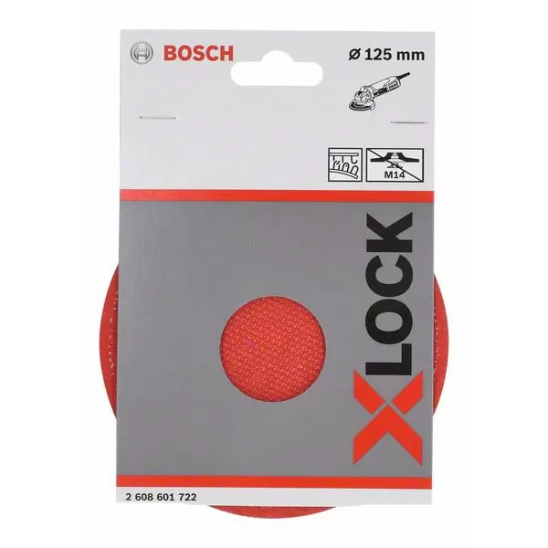 Opěrný talíř se suchým zipem X-LOCK 125 mm Bosch 2608601722