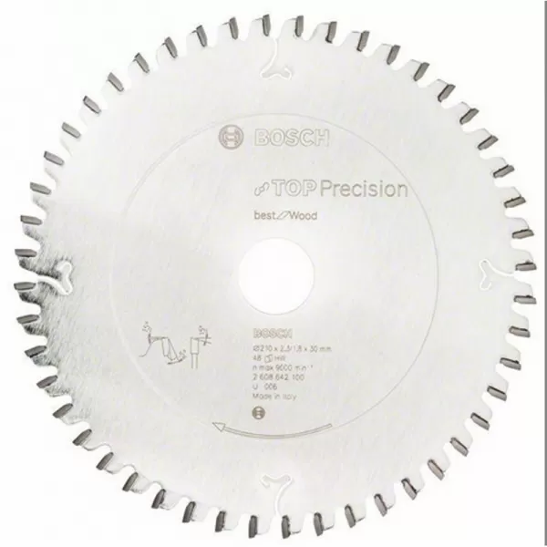 Pilový kotouč do okružních pil Top Precision Best for Wood 210 x 30 x 2,3 mm, 48 Bosch