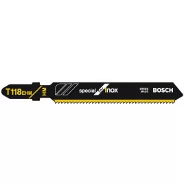 3dílná sada pilových plátků T 118 EHM EXPERT Stainless Steel Bosch 2608900562