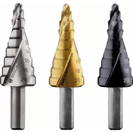 Stupňovitý vrták HSS-TiN 4 - 20 mm, 8,0 mm, 70,5 mm Bosch 2608597526