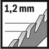 Pilový plátek do kmitací pily T 121 AF Speed for Metal Bosch