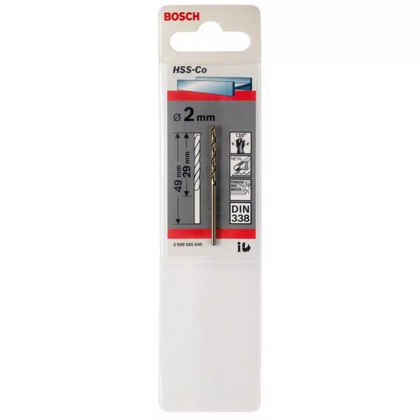 Vrták do kovu HSS-Co, Standard 1,5 x 18 x 40 mm Bosch 2608585839