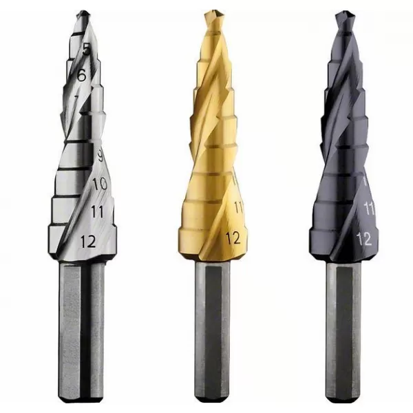 Stupňovitý vrták HSS-TiN 4 - 12 mm, 6,0 mm, 66,5 mm Bosch 2608597525