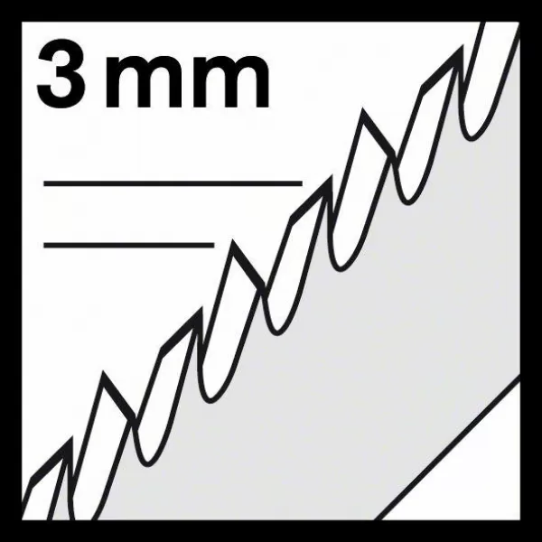 Pilový plátek do kmitací pily T 301 CDF Clean for Hard Wood Bosch